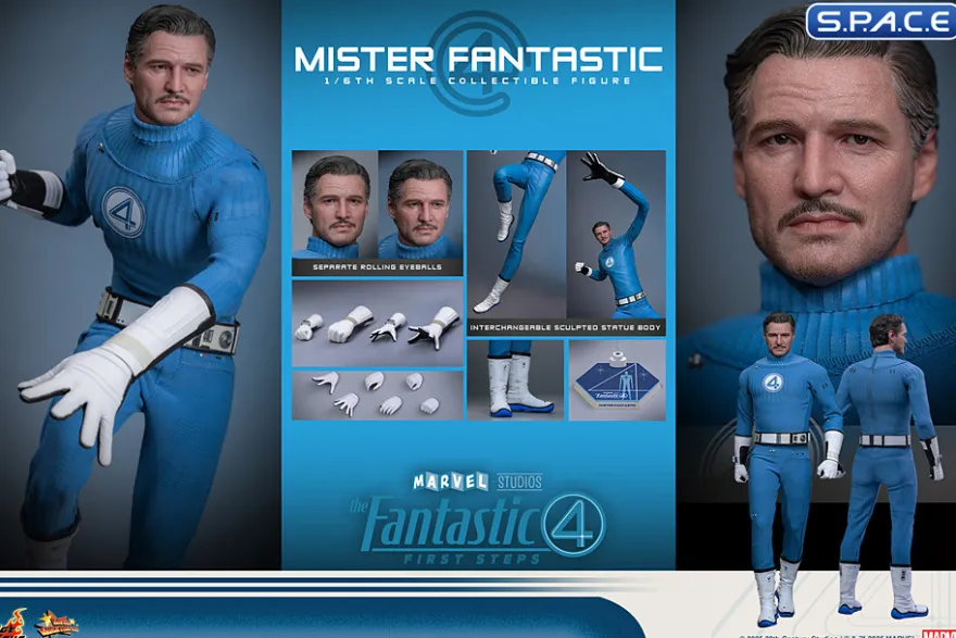 1/6 Scale Mister Fantastic Movie Masterpiece MMS821