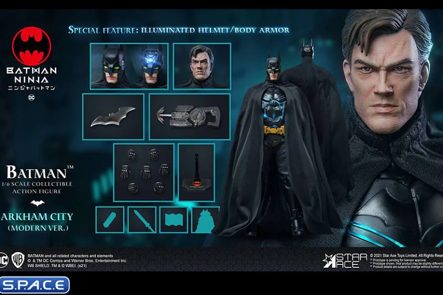 1/6 Scale Modern Batman Deluxe Version