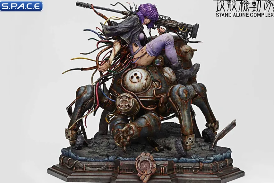 1/4 Scale Motoko Kusanagi & Tachikoma Statue - color Bonus Version