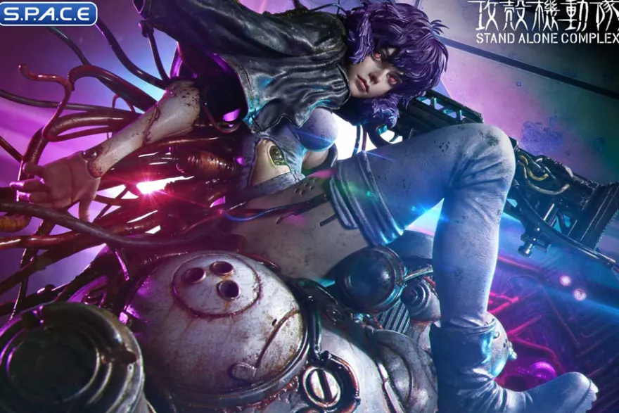 1/4 Scale Motoko Kusanagi & Tachikoma Statue - color Bonus Version