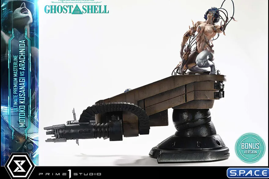 1/4 Scale Motoko Kusanagi vs. Arachnida Ultimate Premium Masterline Statue