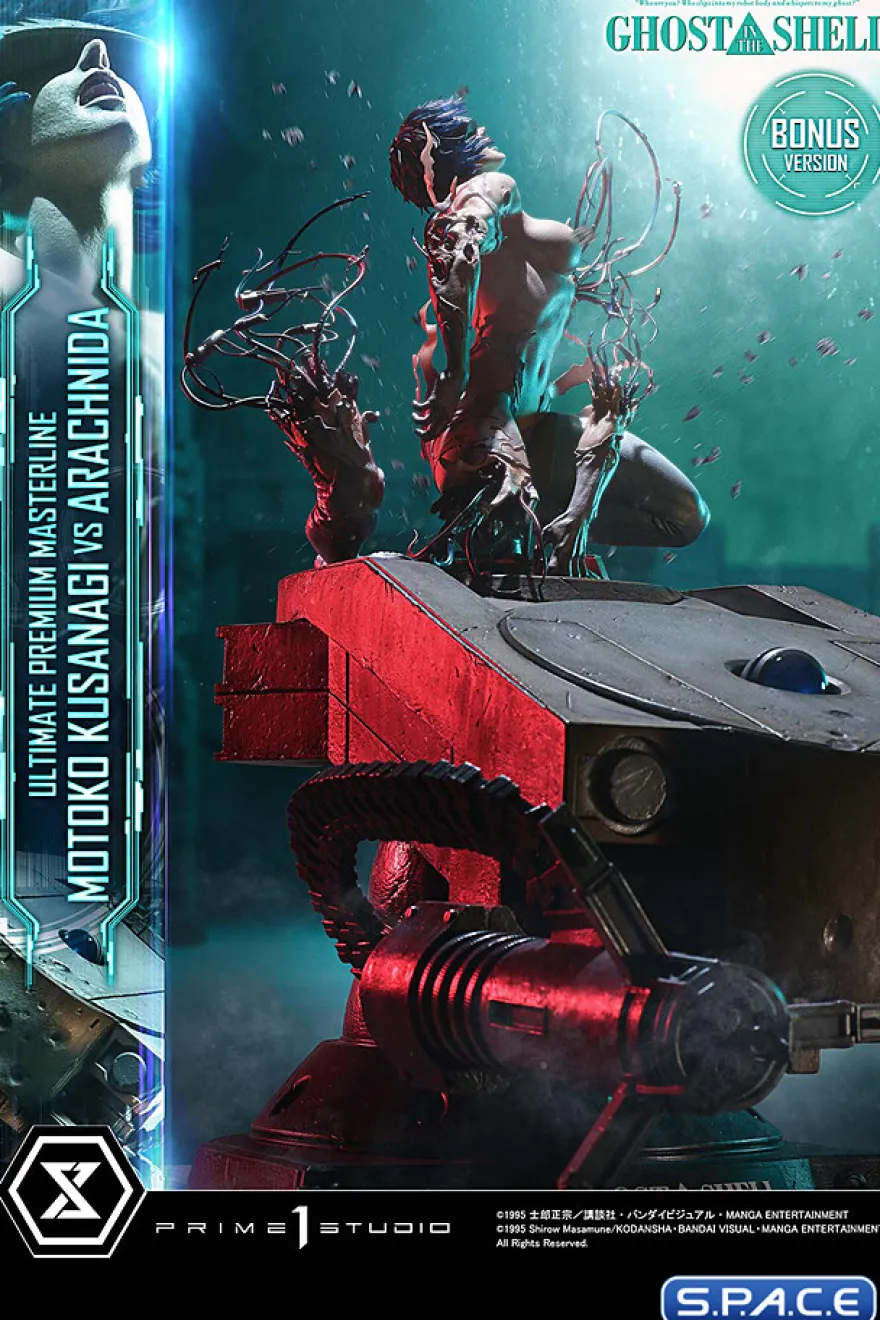 1/4 Scale Motoko Kusanagi vs. Arachnida Ultimate Premium Masterline Statue