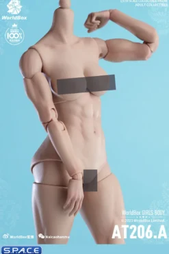 1/6 Scale muscular female Body AT206A