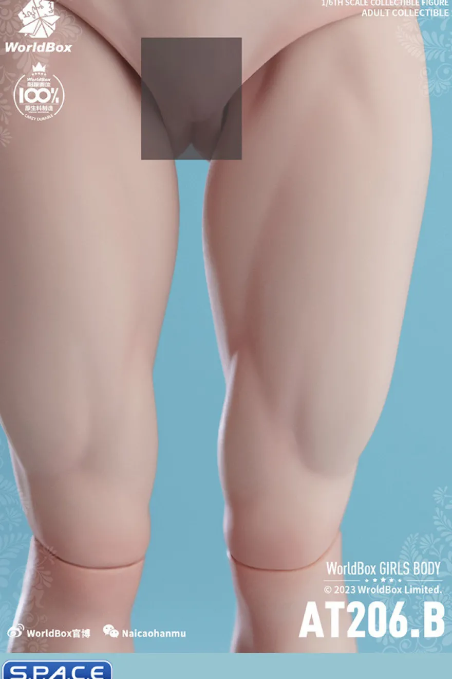 1/6 Scale muscular female Body AT206B