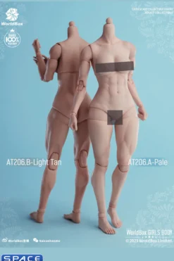 1/6 Scale muscular female Body AT206B