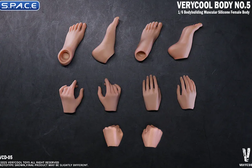 1/6 Scale muscular female Body VCD-05B