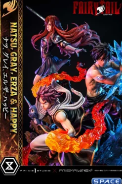 1/7 Scale Natsu, Gray, Erza & Happy Concept Masterline Statue