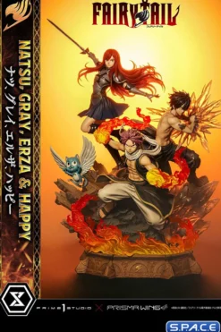1/7 Scale Natsu, Gray, Erza & Happy Concept Masterline Statue