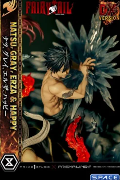 1/7 Scale Natsu, Gray, Erza & Happy Deluxe Concept Masterline Statue