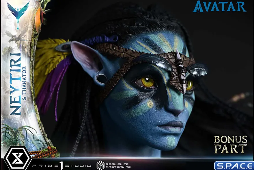 1/4 Scale Neytiri & Thanator Deluxe Real Elite Masterline Statue
