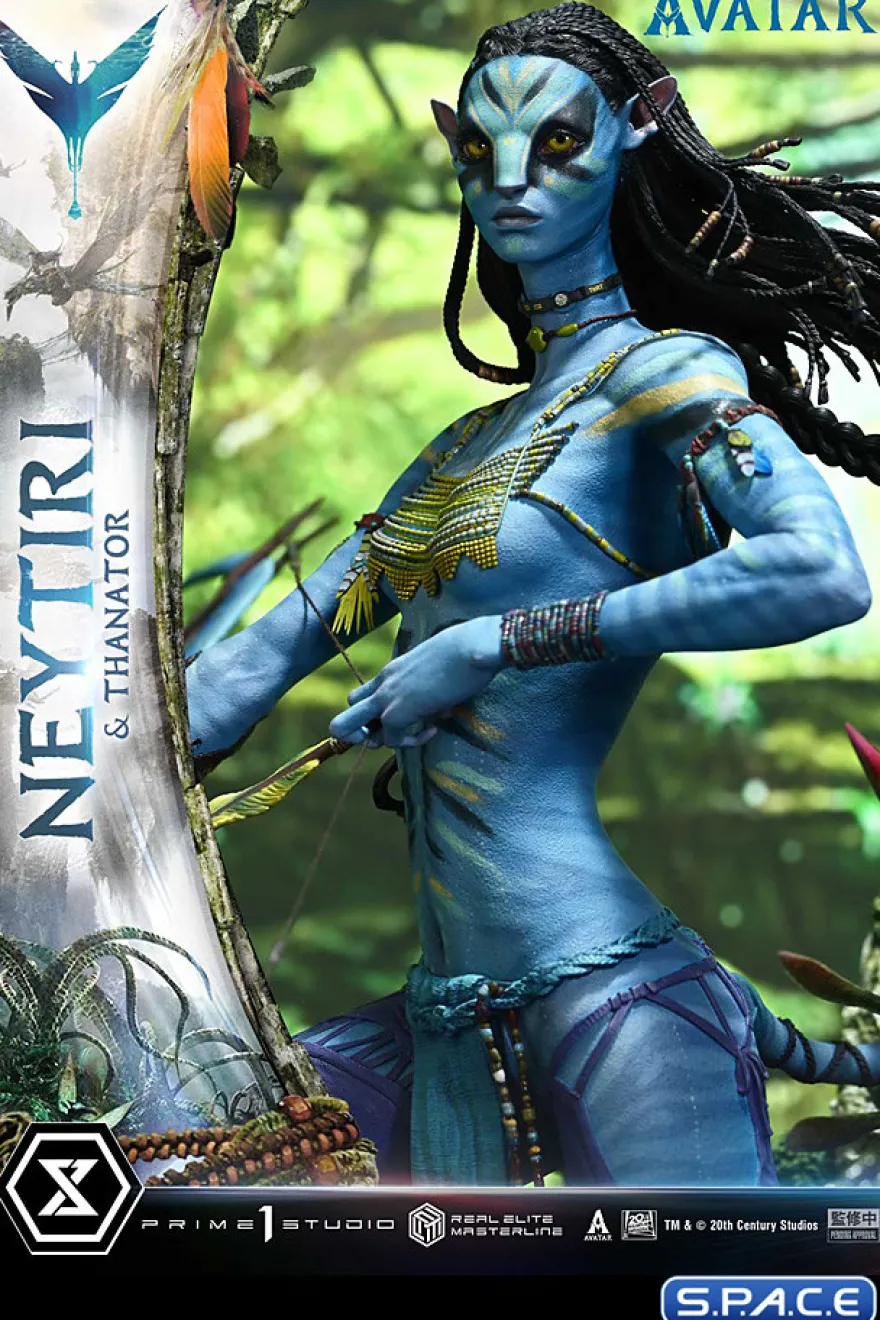 1/4 Scale Neytiri & Thanator Deluxe Real Elite Masterline Statue