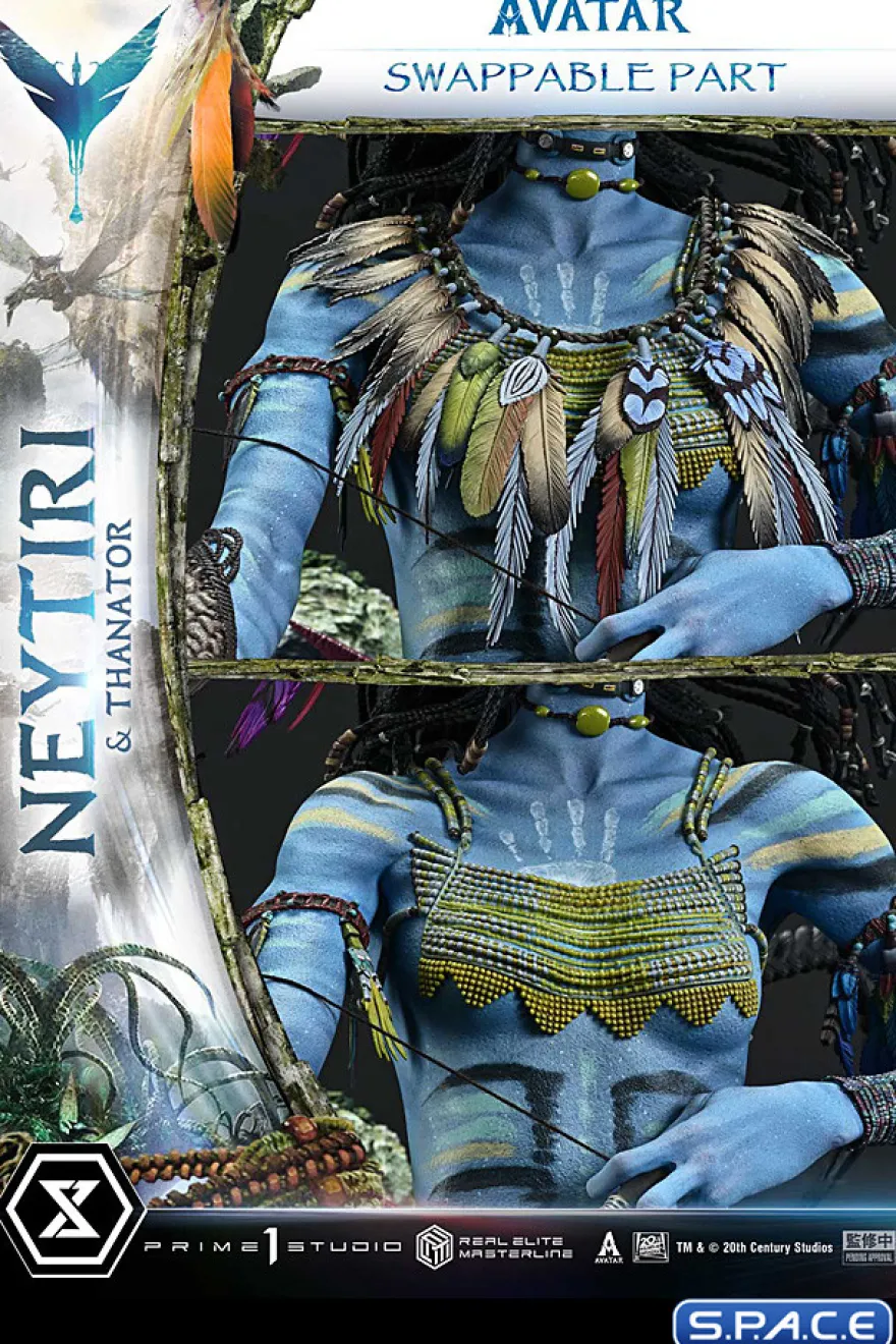 1/4 Scale Neytiri & Thanator Real Elite Masterline Statue