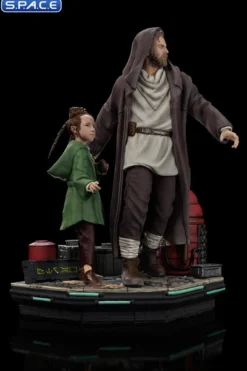 1/10 Scale Obi-Wan and Young Leia Deluxe Art Scale Statue