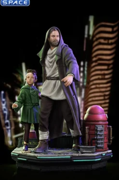 1/10 Scale Obi-Wan and Young Leia Deluxe Art Scale Statue