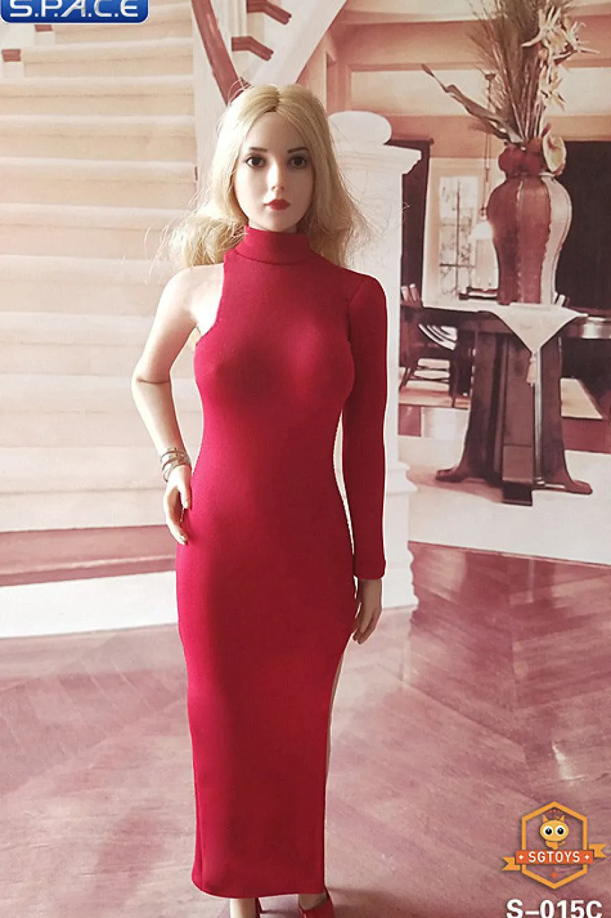 1/6 Scale One-Shoulder Evening Dress