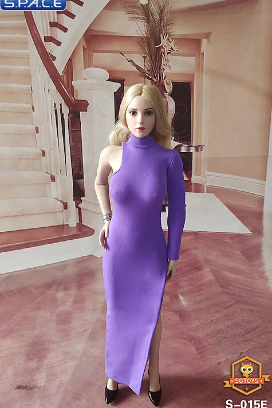1/6 Scale One-Shoulder Evening Dress