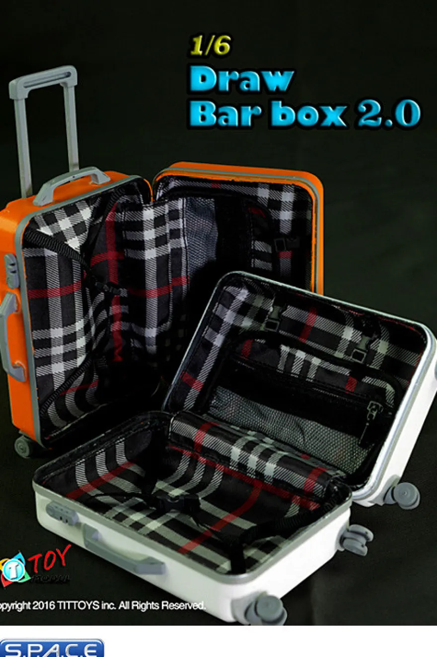 1/6 Scale orange Travel Trolley