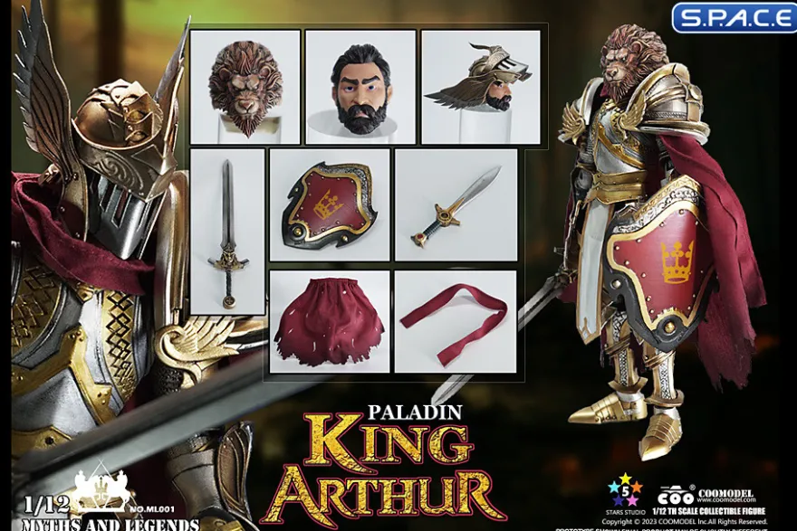 1/12 Scale Paladin King Arthur