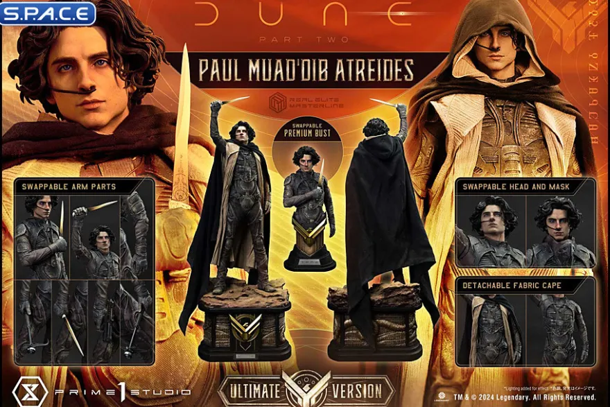 1/3 Scale Paul Atreides Real Elite Masterline Statue