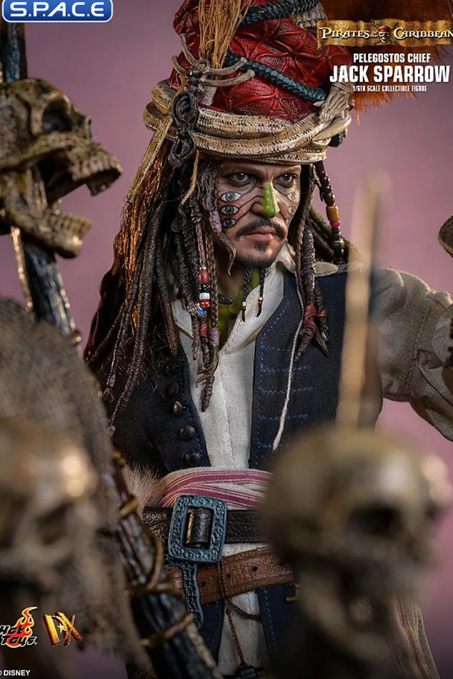 1/6 Scale Pelegostos Chief Jack Sparrow DX48
