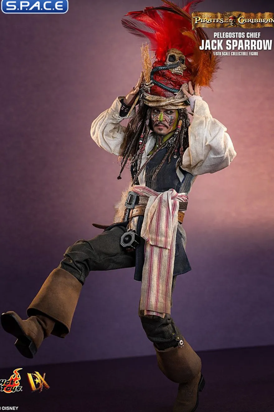 1/6 Scale Pelegostos Chief Jack Sparrow DX48