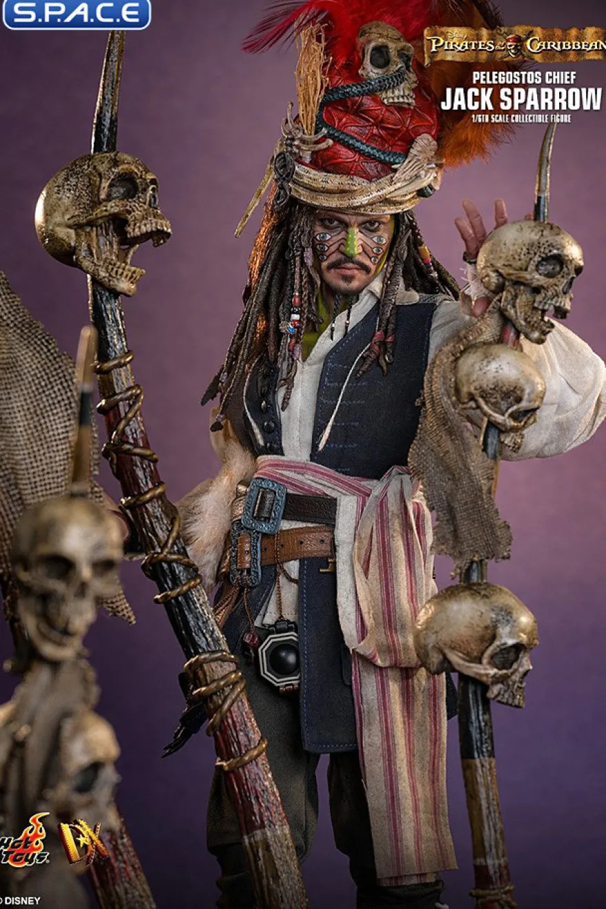 1/6 Scale Pelegostos Chief Jack Sparrow DX48