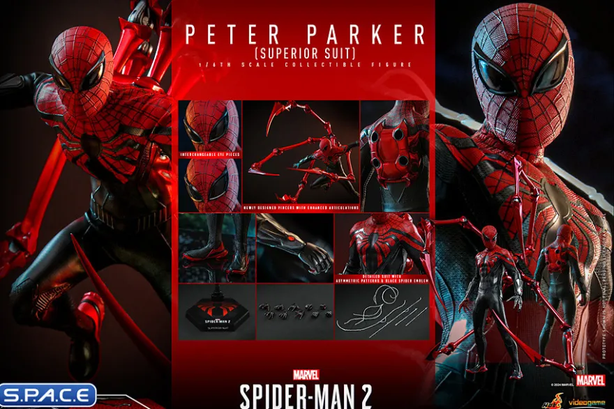 1/6 Scale Peter Parker Superior Suit Videogame Masterpiece VGM61