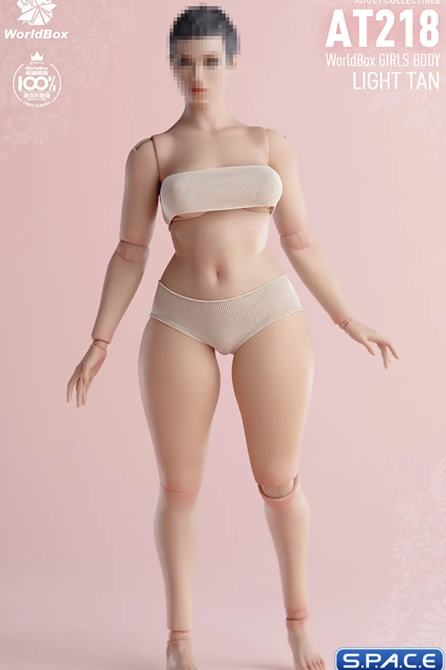 1/6 Scale plus-size female Body AT218B