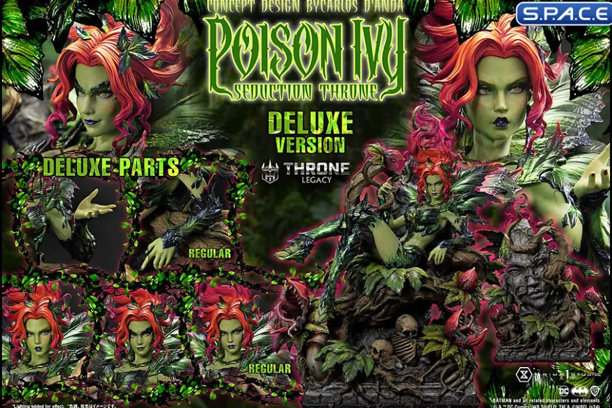 1/4 Scale Poison Ivy Seduction Throne Deluxe Throne Legacy Statue