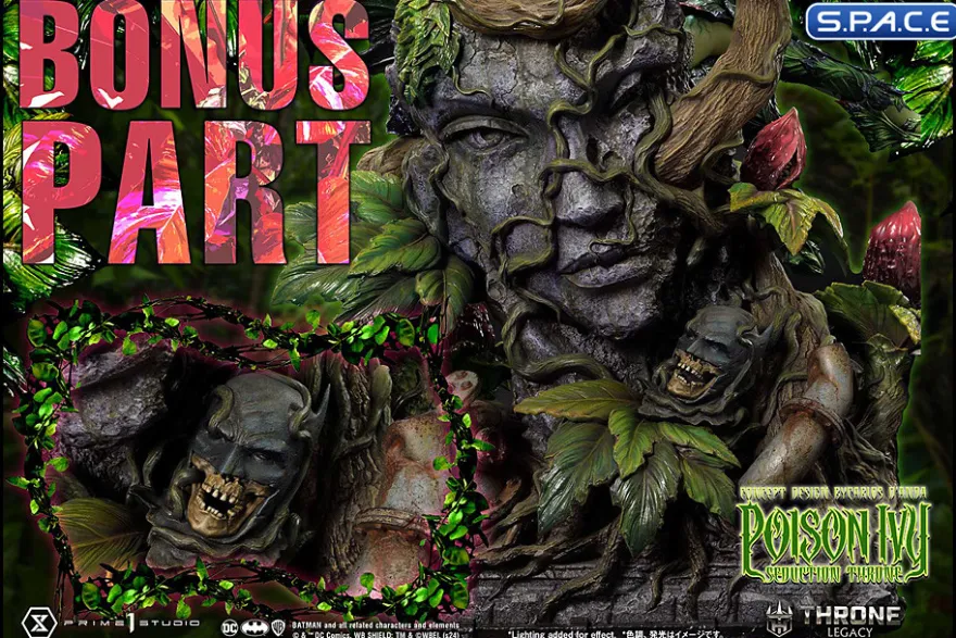1/4 Scale Poison Ivy Seduction Throne Deluxe Throne Legacy Statue