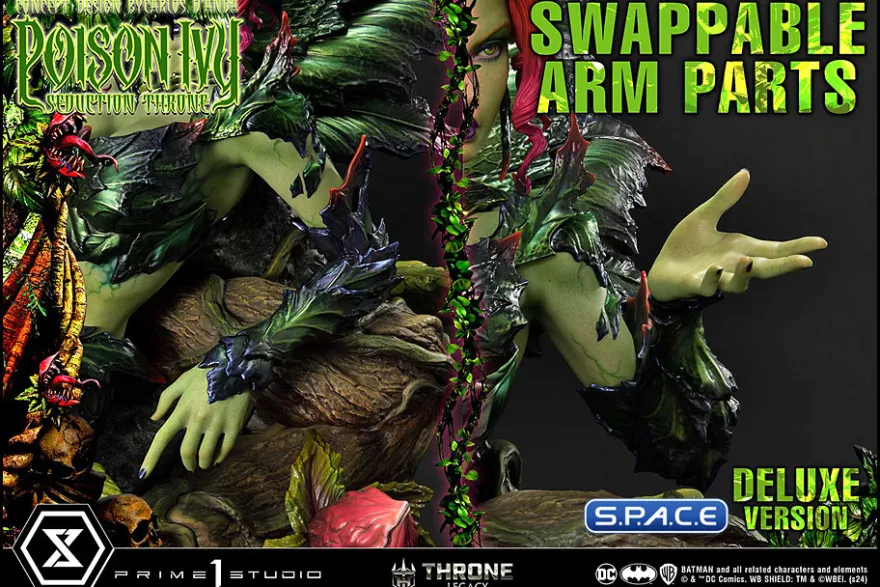 1/4 Scale Poison Ivy Seduction Throne Deluxe Throne Legacy Statue