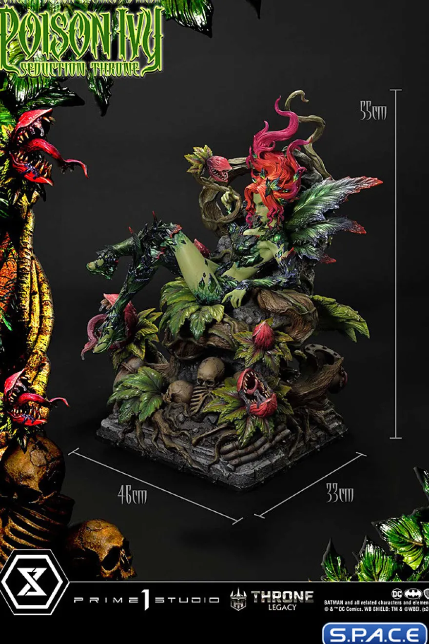 1/4 Scale Poison Ivy Seduction Throne Deluxe Throne Legacy Statue