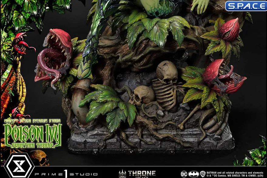 1/4 Scale Poison Ivy Seduction Throne Deluxe Throne Legacy Statue