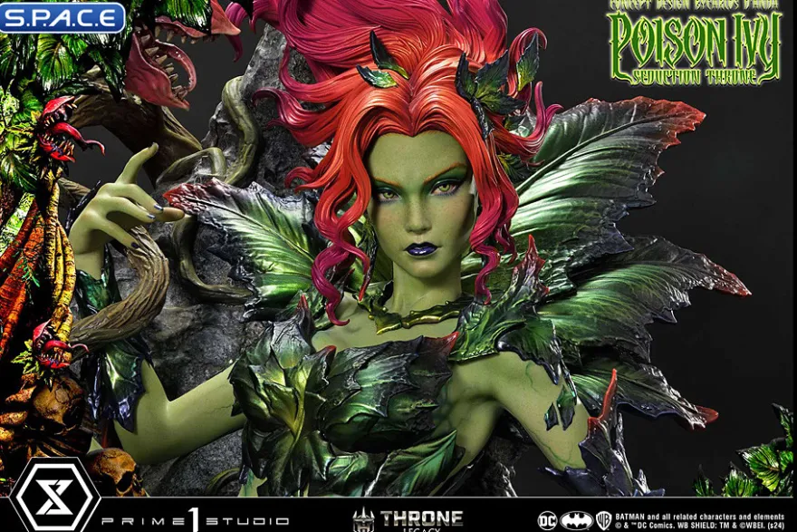 1/4 Scale Poison Ivy Seduction Throne Throne Legacy Statue