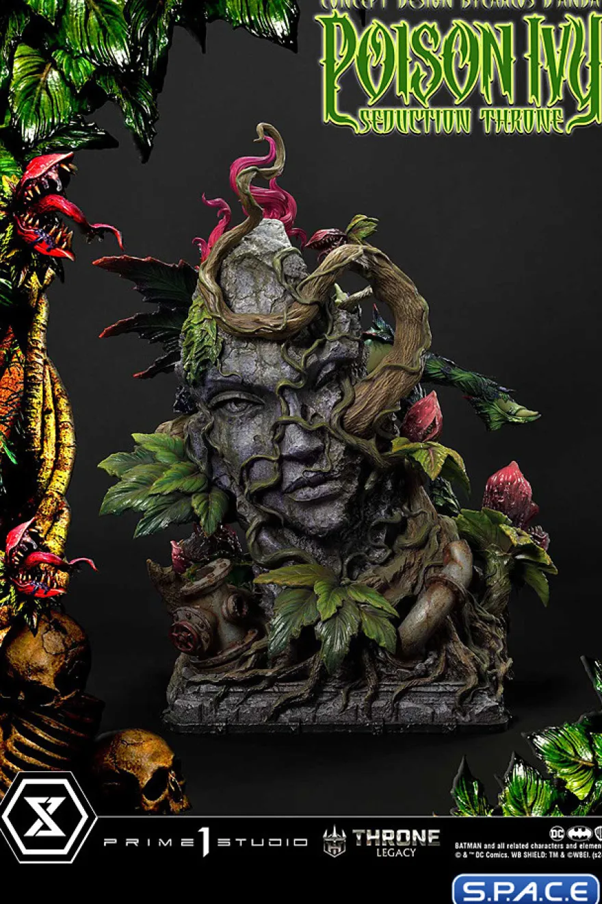 1/4 Scale Poison Ivy Seduction Throne Throne Legacy Statue