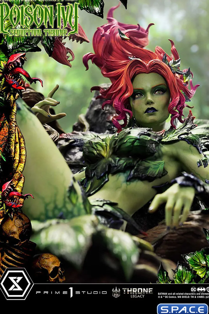 1/4 Scale Poison Ivy Seduction Throne Throne Legacy Statue