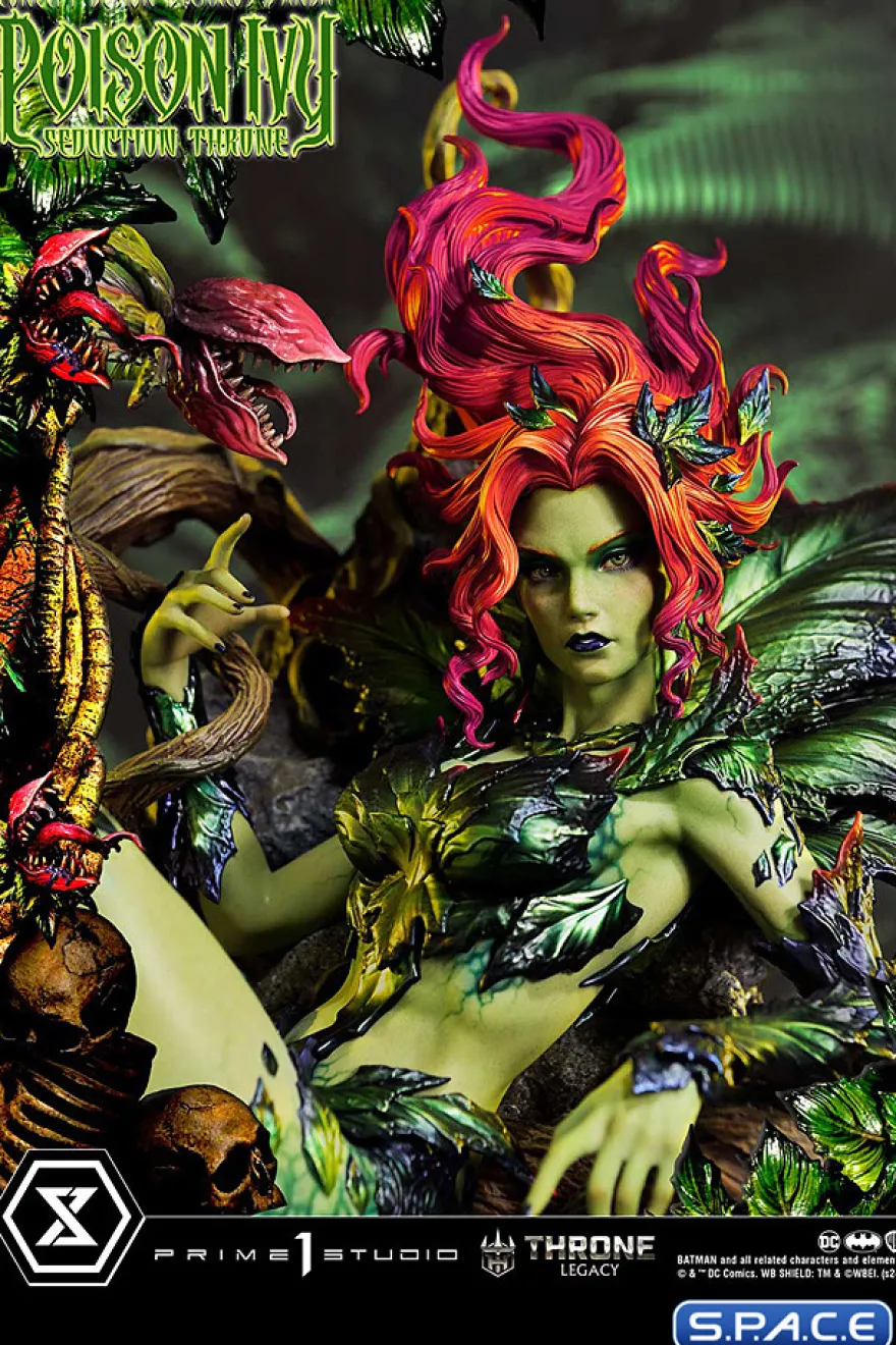 1/4 Scale Poison Ivy Seduction Throne Throne Legacy Statue