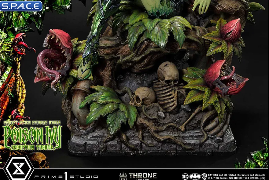 1/4 Scale Poison Ivy Seduction Throne Throne Legacy Statue