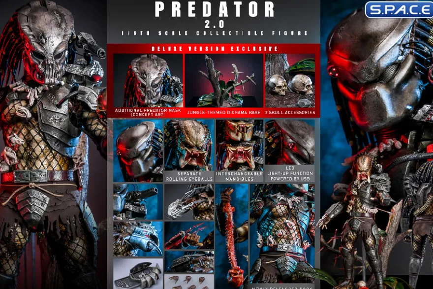 1/6 Scale Predator 2.0 Deluxe Version