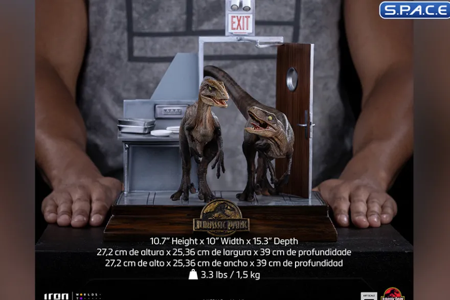 1/10 Scale Raptors at the Kitchen's Door