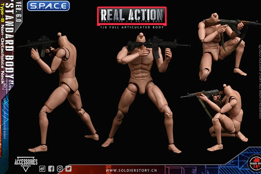 1/6 Scale Real Type 6.0 Action Body Type-B