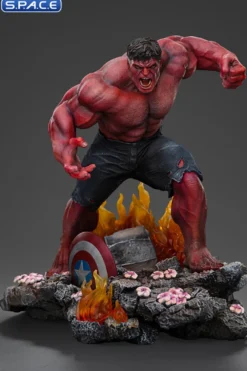 1/10 Scale Red Hulk Art Scale Statue