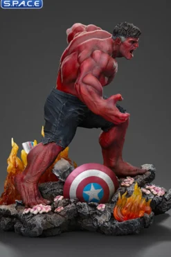 1/10 Scale Red Hulk Art Scale Statue