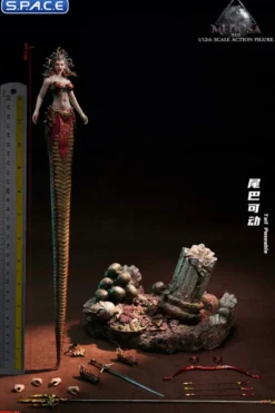 1/12 Scale Red Medusa - Snake Tail Version