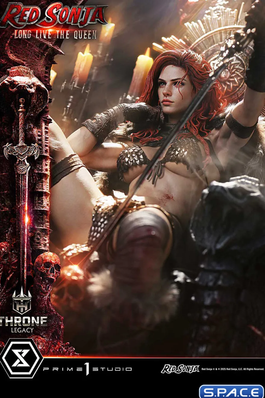 1/3 Scale Red Sonja »Long Live the Queen« Throne Legacy Statue