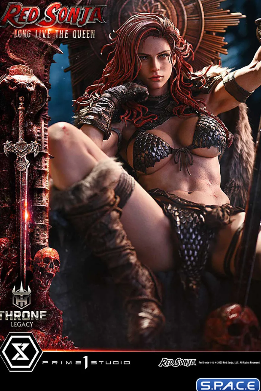 1/3 Scale Red Sonja »Long Live the Queen« Throne Legacy Statue