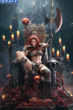 1/3 Scale Red Sonja »Long Live the Queen« Throne Legacy Statue