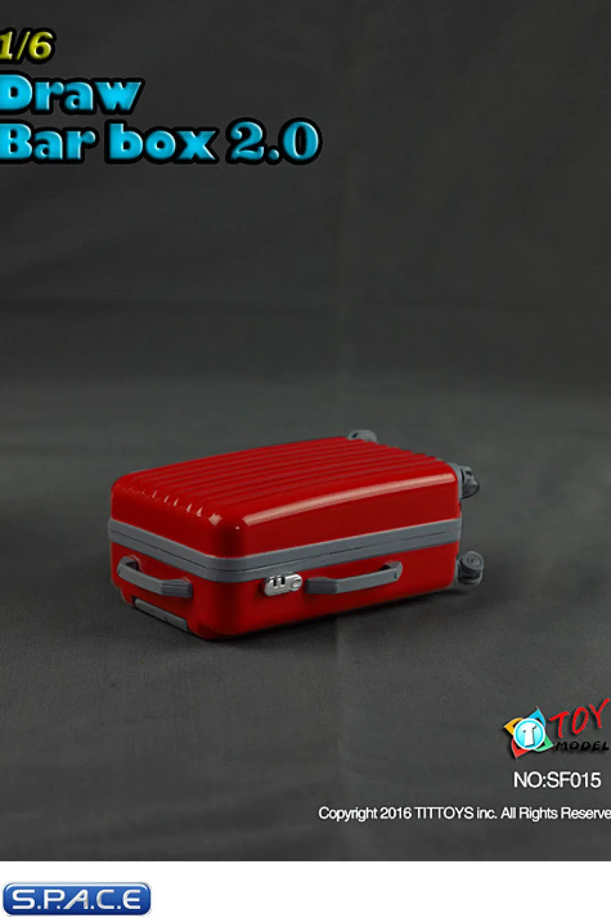 1/6 Scale red Travel Trolley