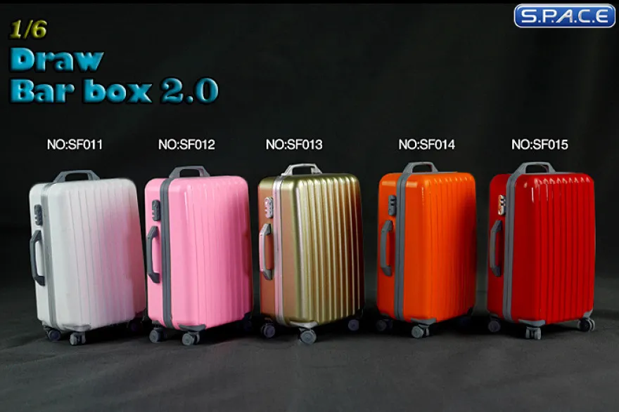 1/6 Scale red Travel Trolley
