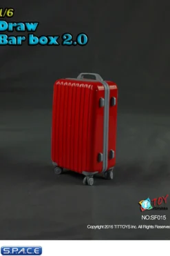 1/6 Scale red Travel Trolley